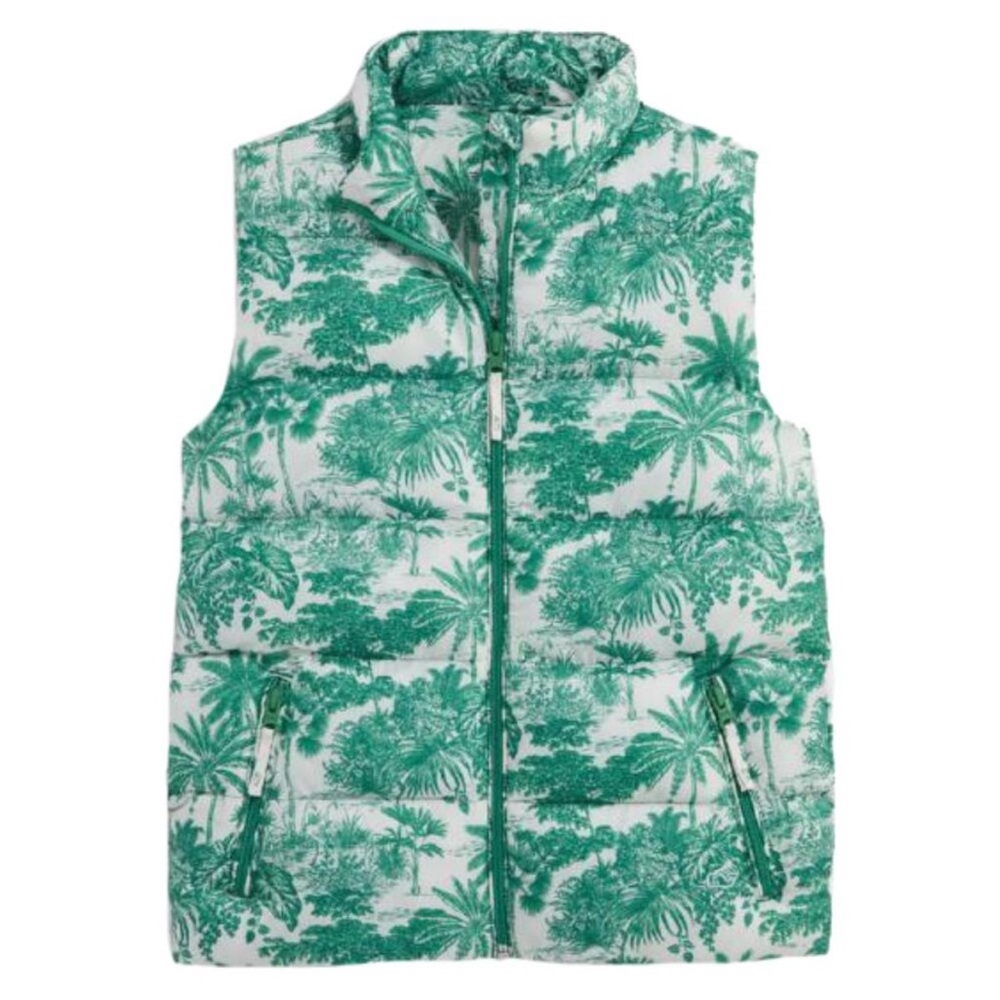 NWT Vineyard Vines Toddler Oversized Printed Puffer Vest